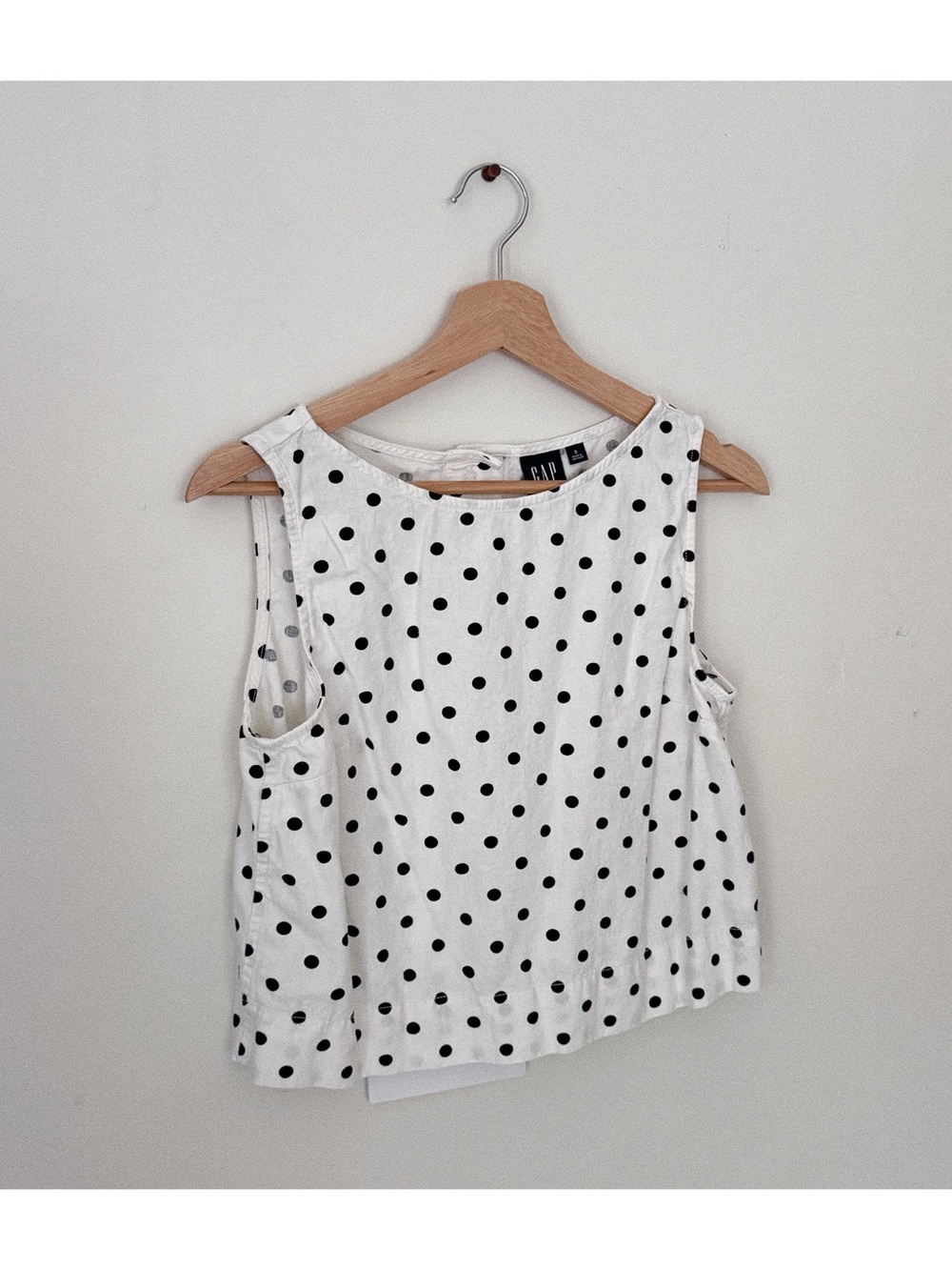gap linen blend crop shell tank top - Picture 2 of 3